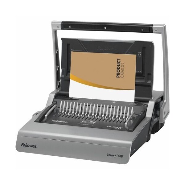 Fellowes Fellowes 5218201, Galaxy 500 Manual Comb Binding System, 20 7/8 X 17 3/4 X 6 1/2, Gray FEL5218201 - main